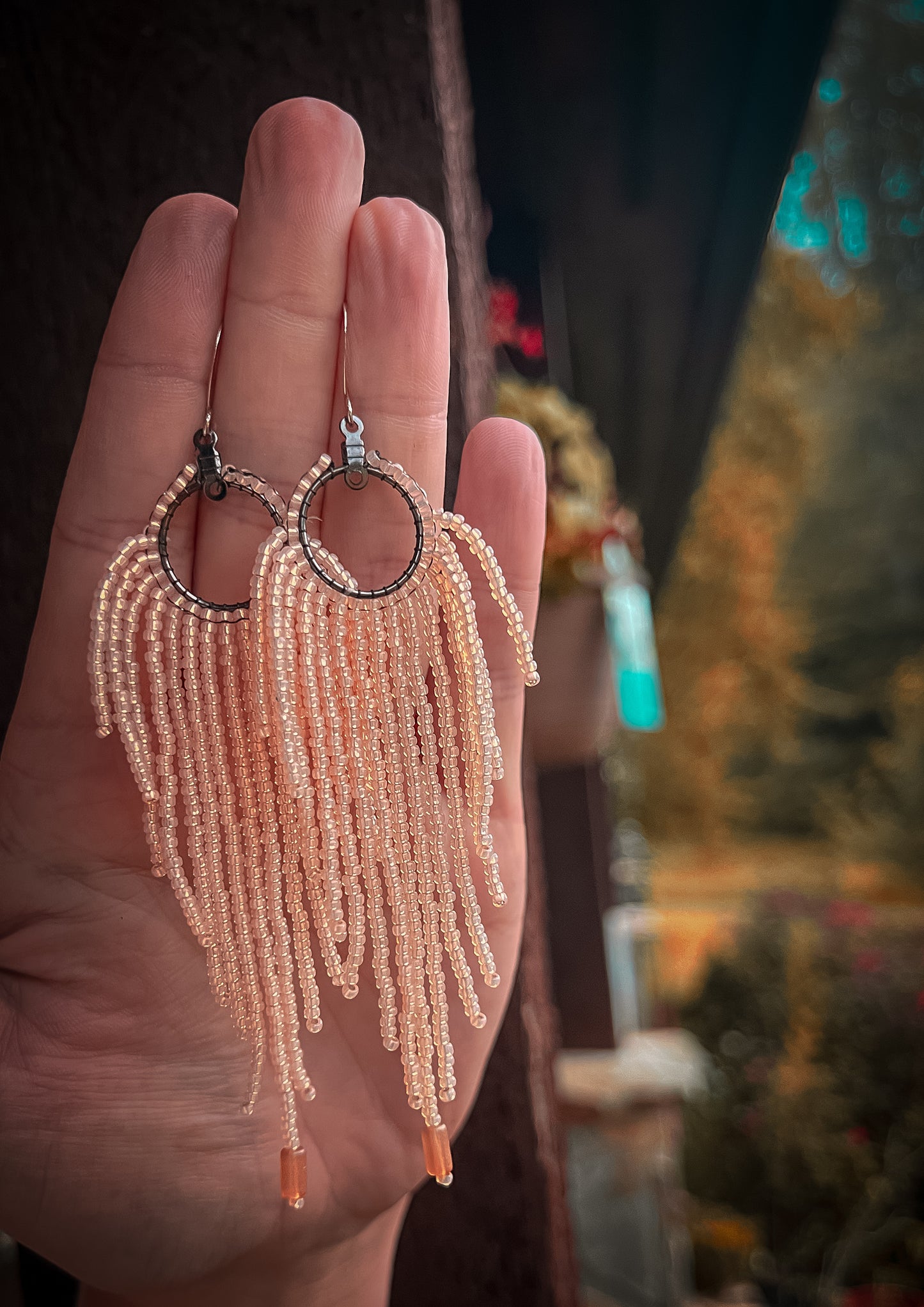 🍑 peachy dangles