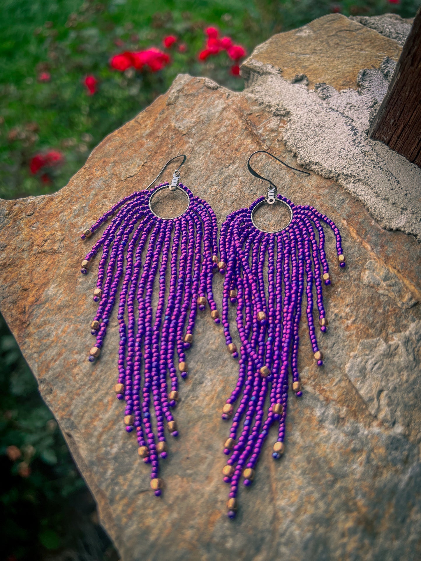 Purple dangles