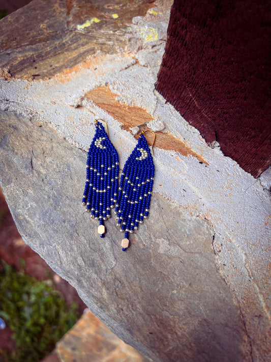 Midnight blue 🌙 dangles