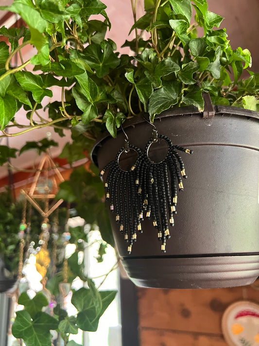 Matte black dangles