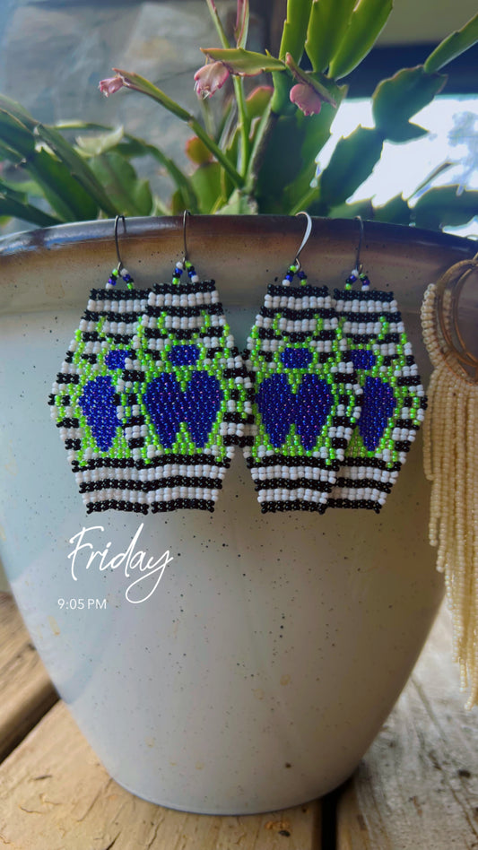 Beetlejuice earrings! Only 2 available (more upon request)