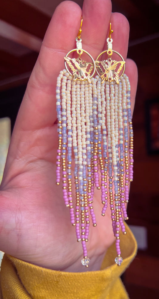 Pastel butterfly 🦋 dangles
