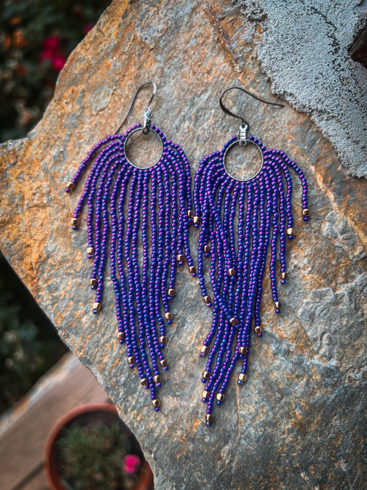 Purple dangles